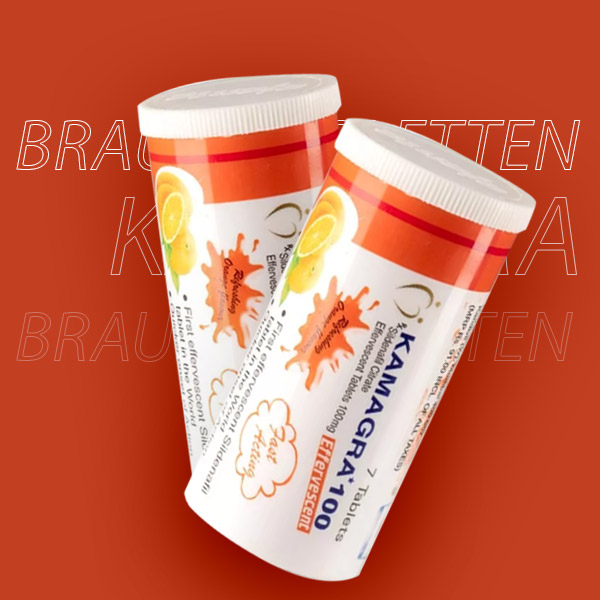 Kamagra Brausetabletten 100mg Packung vorderansicht